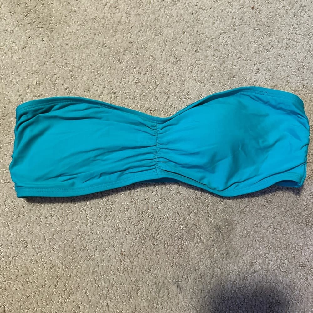 NWOT L*Space bandeau bikini top teal