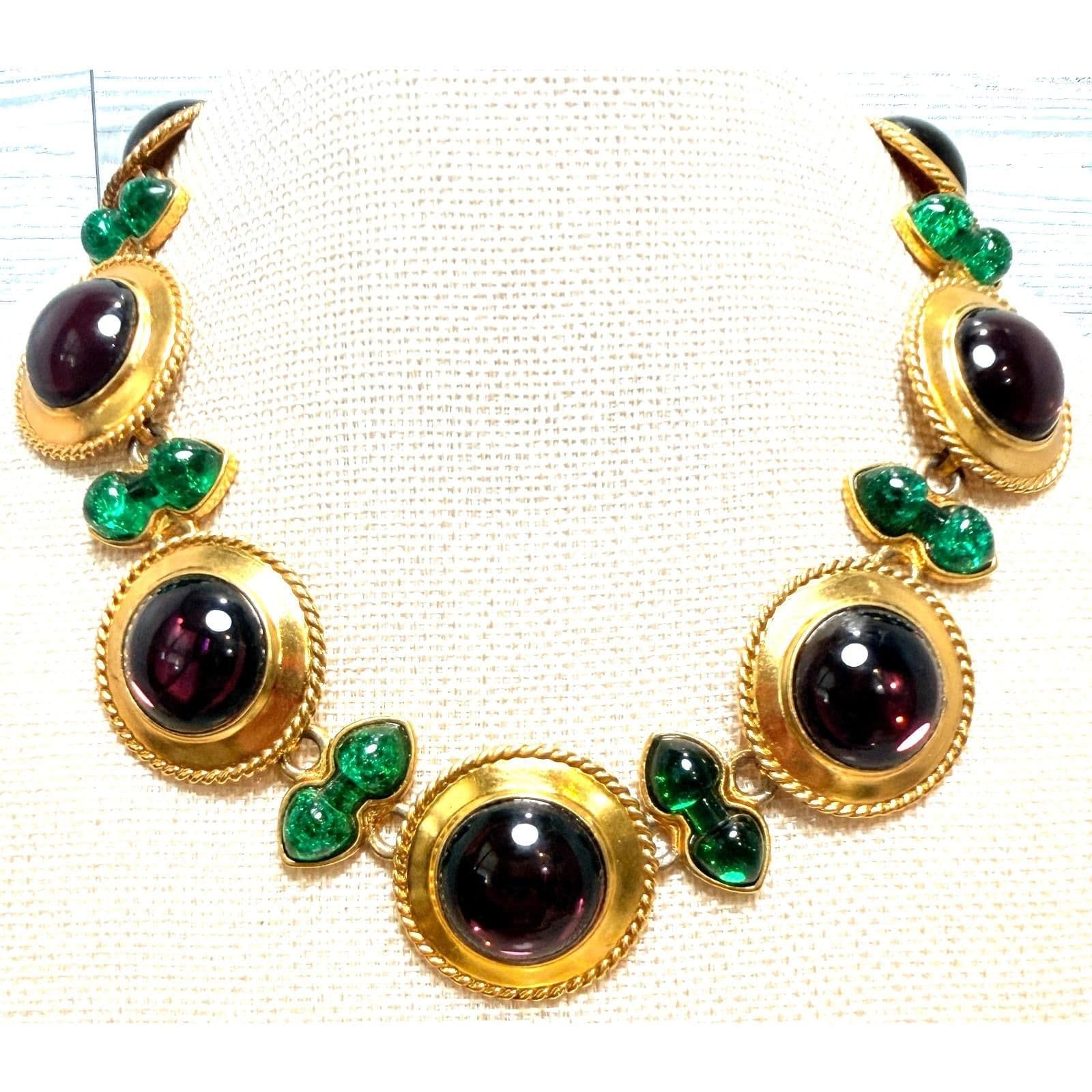 3F. 1980s RARE Ben-Amun Byzantine-Inspired Archived Necklace
