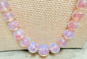 4P. 1940s Lavender Quartz Necklace