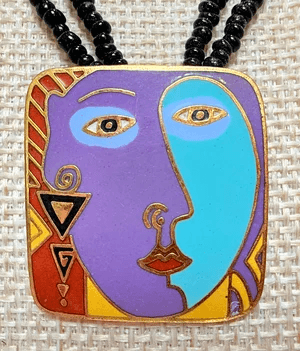 2A6. 1993 Laurel Burch "Pharaoh's Daughter" Necklace