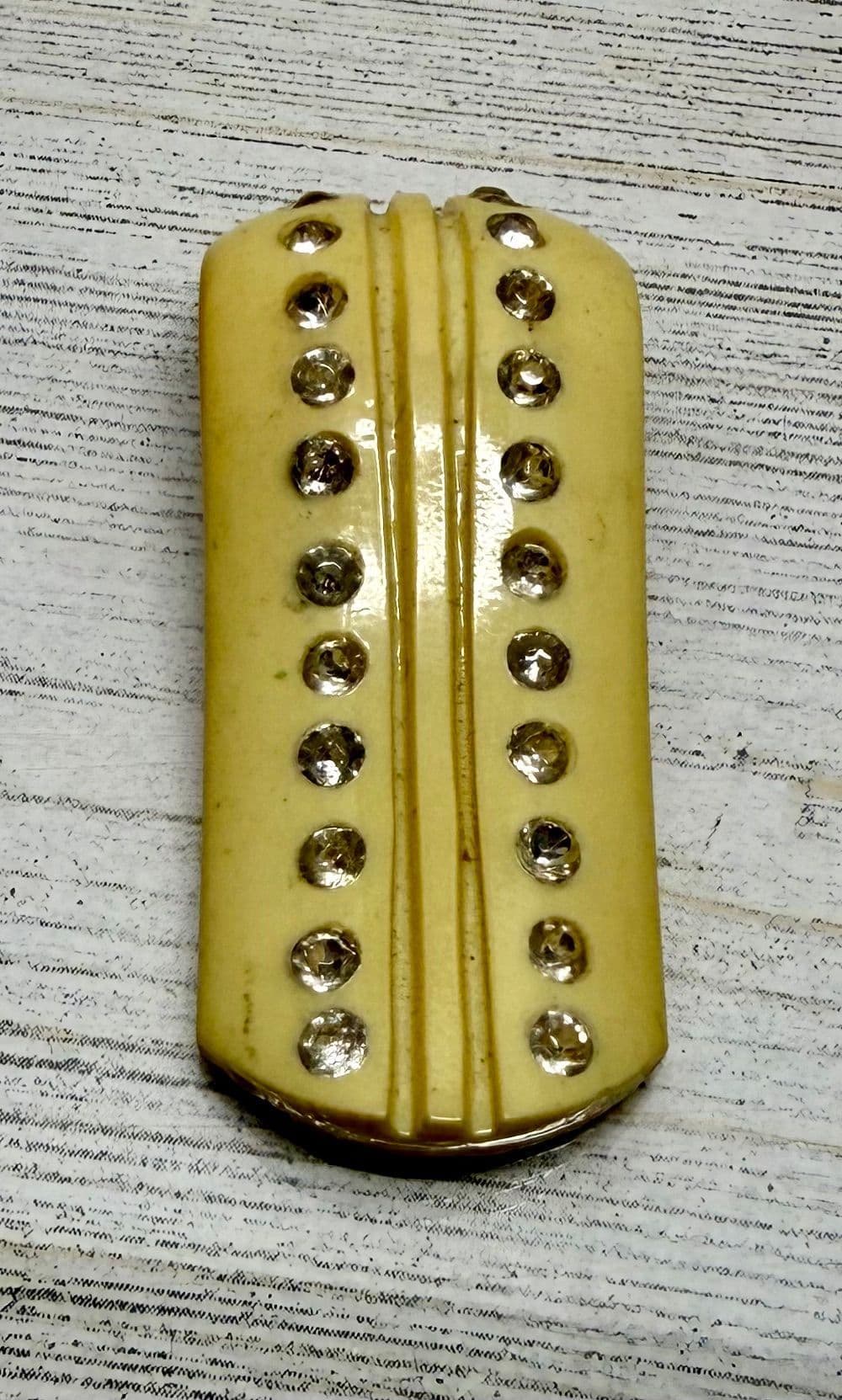 2T. Antique 1920s Art Deco Dress or Fur Clip