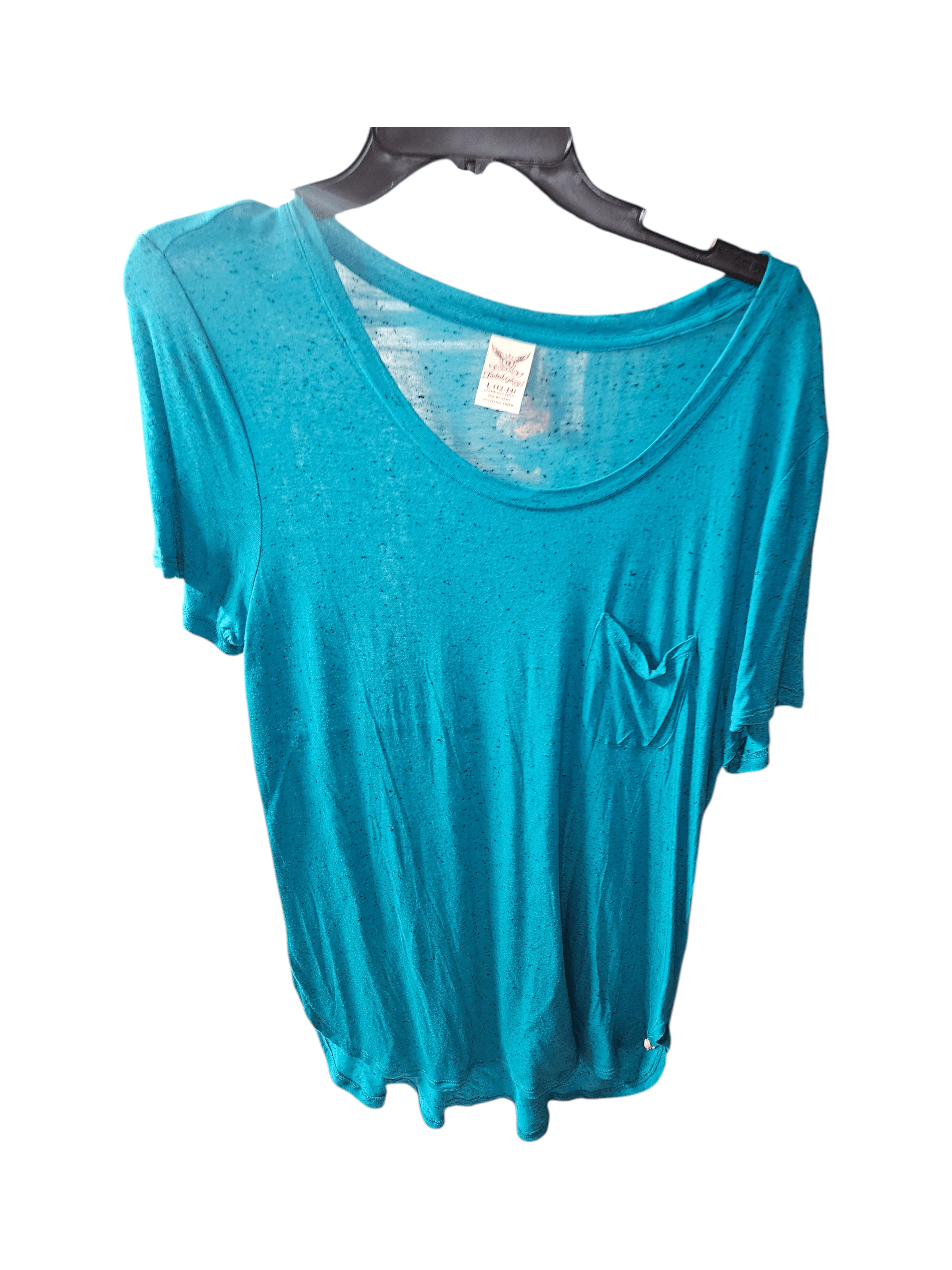American Eagle Outfitters Teal Short Sleeve T-Shirt Size L