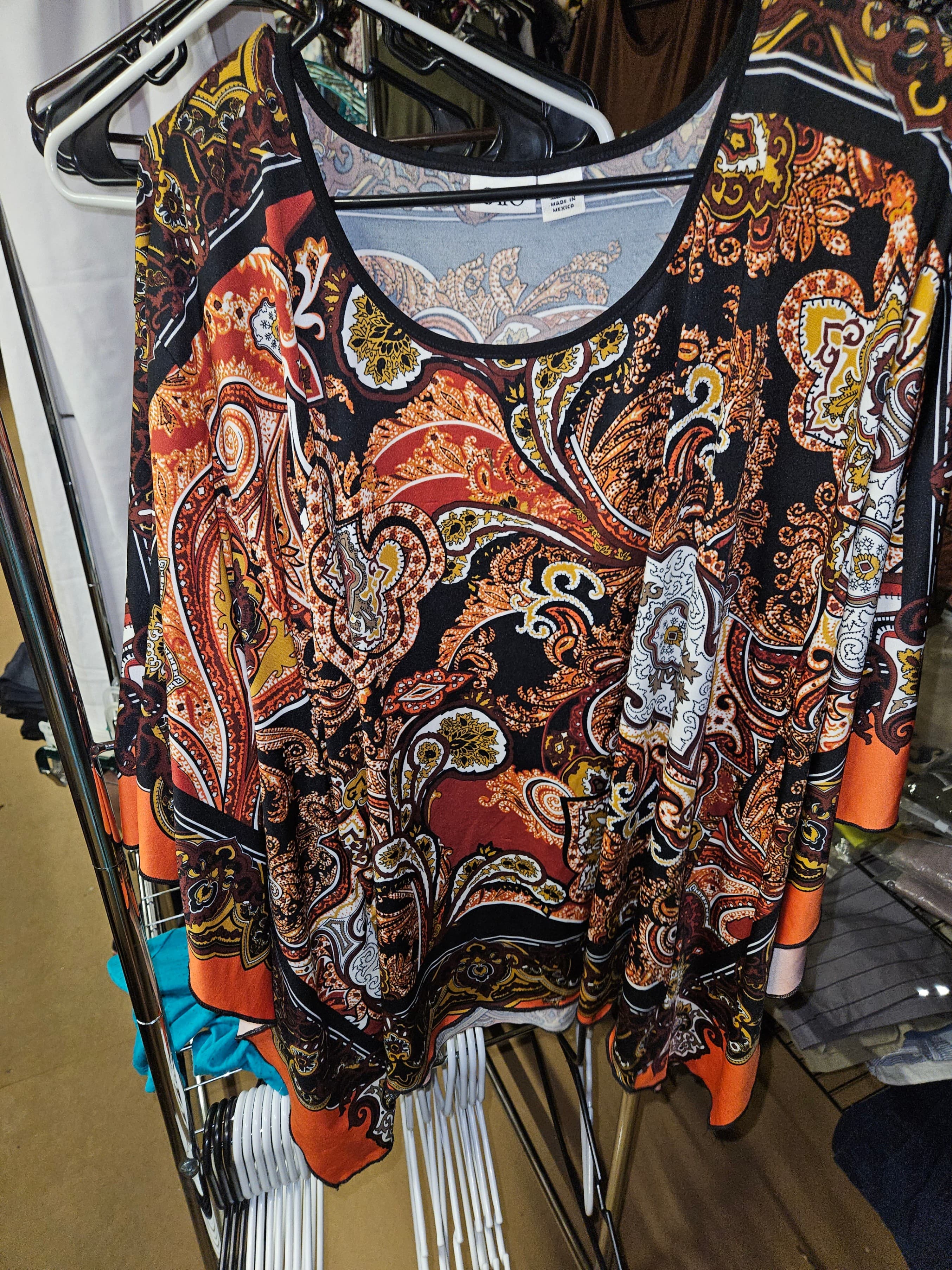 Cato Women's Paisley Blouse Size L