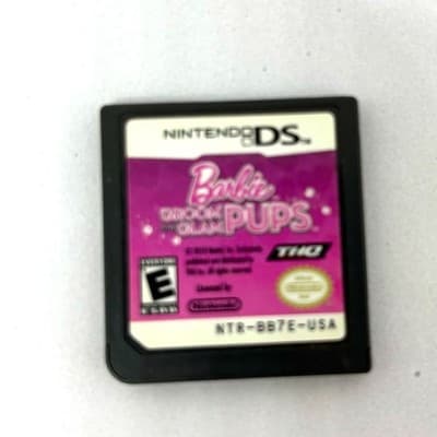 BARBIE GROOM AND GLAM PUPS NINTENDO DS GAME CARTRIDGE ONLY- PRE OWNED