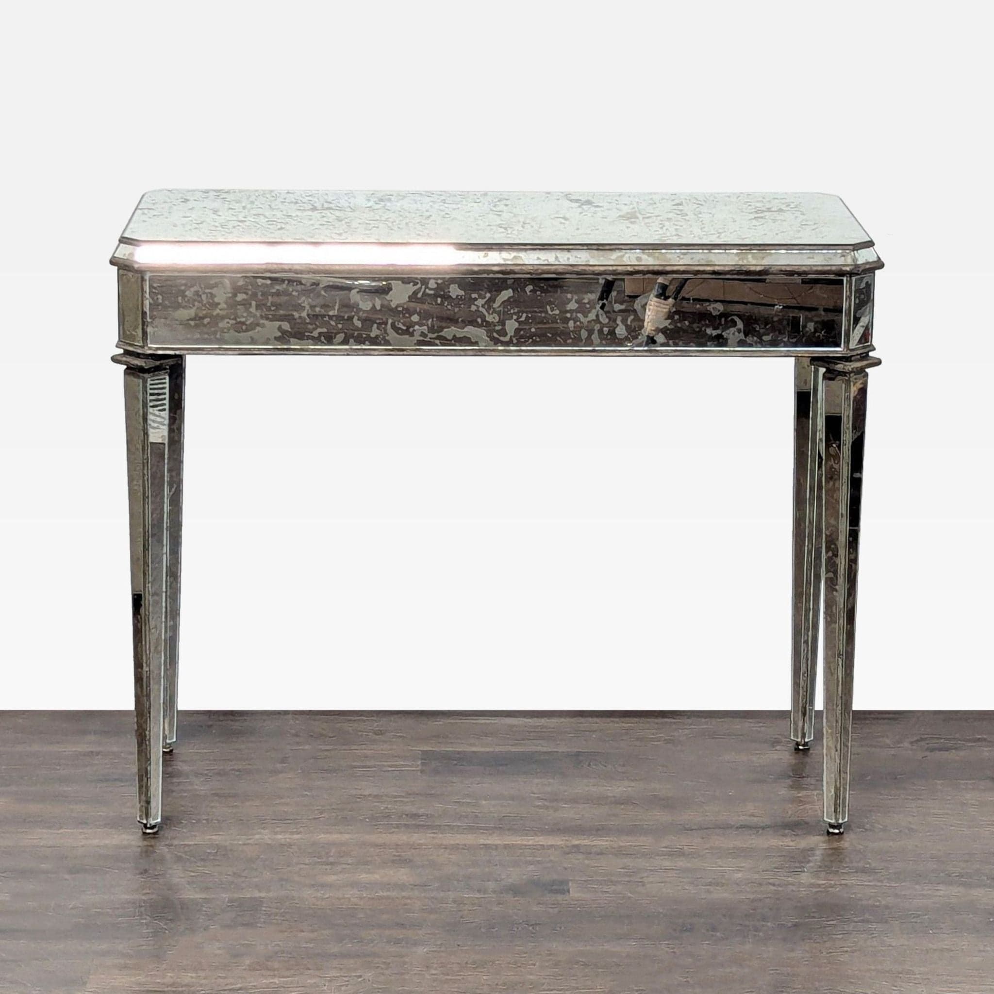 Currey & Company Mirrored Console Table