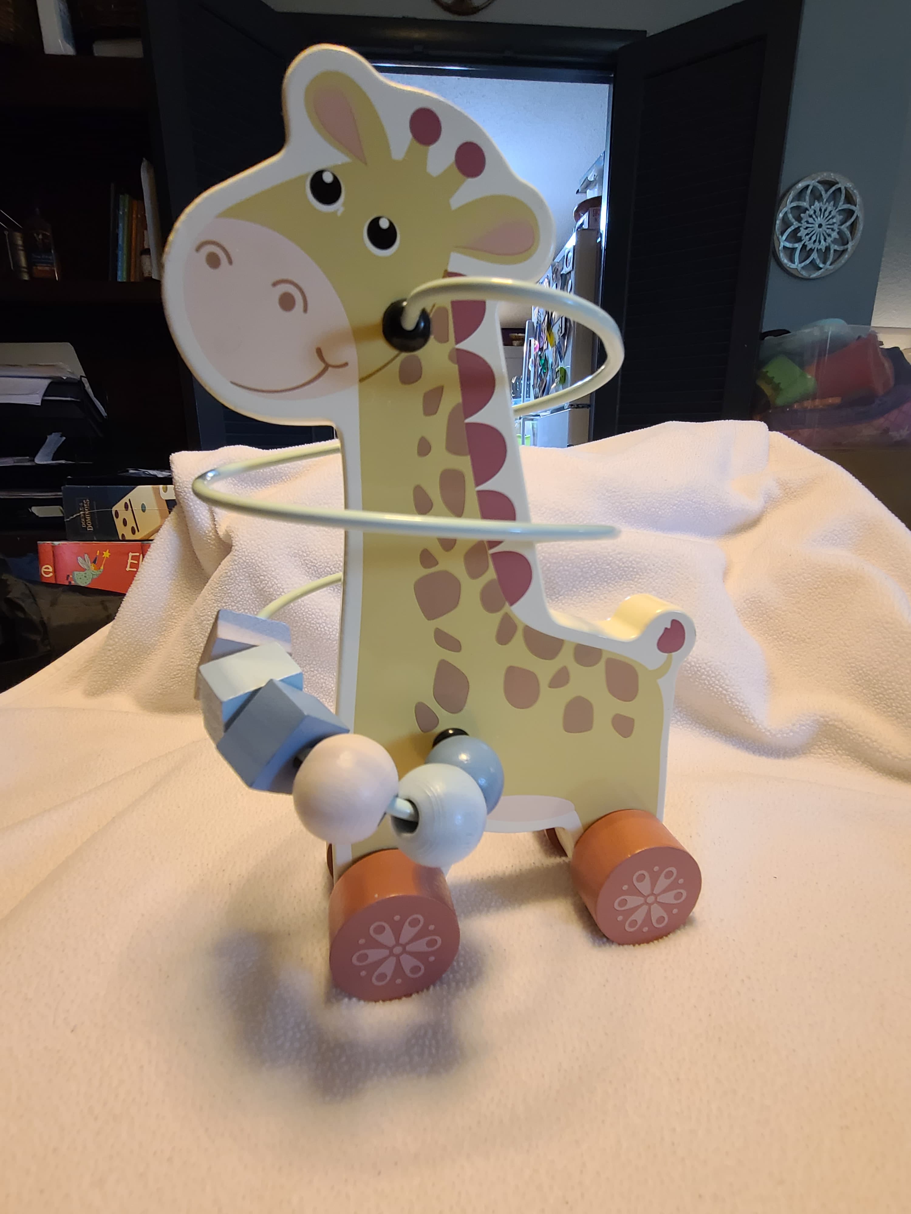 Giraffe Wooden Bead Maze Toy