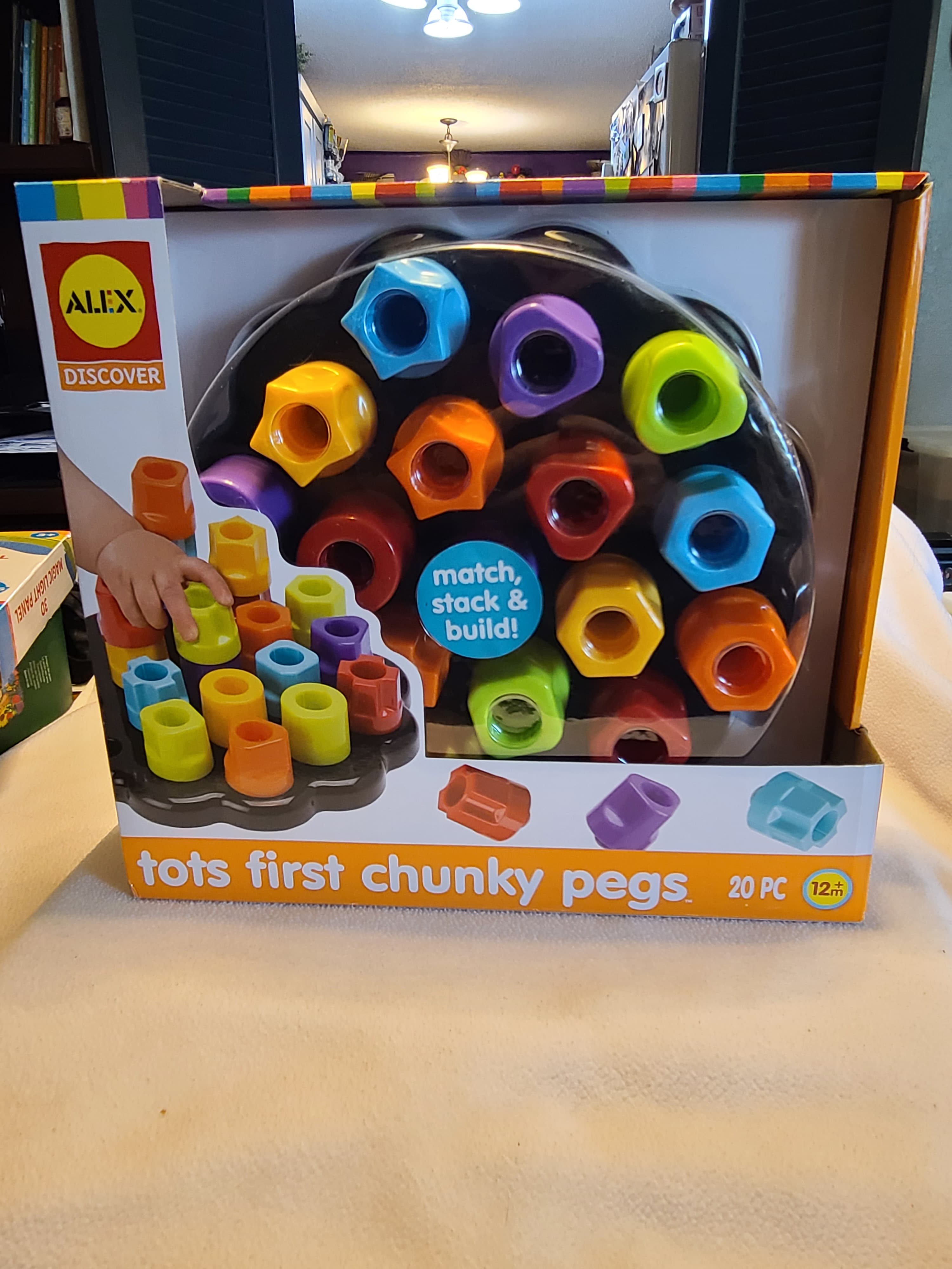 ALEX Toys Tots First Chunky Pegs Educational Toy