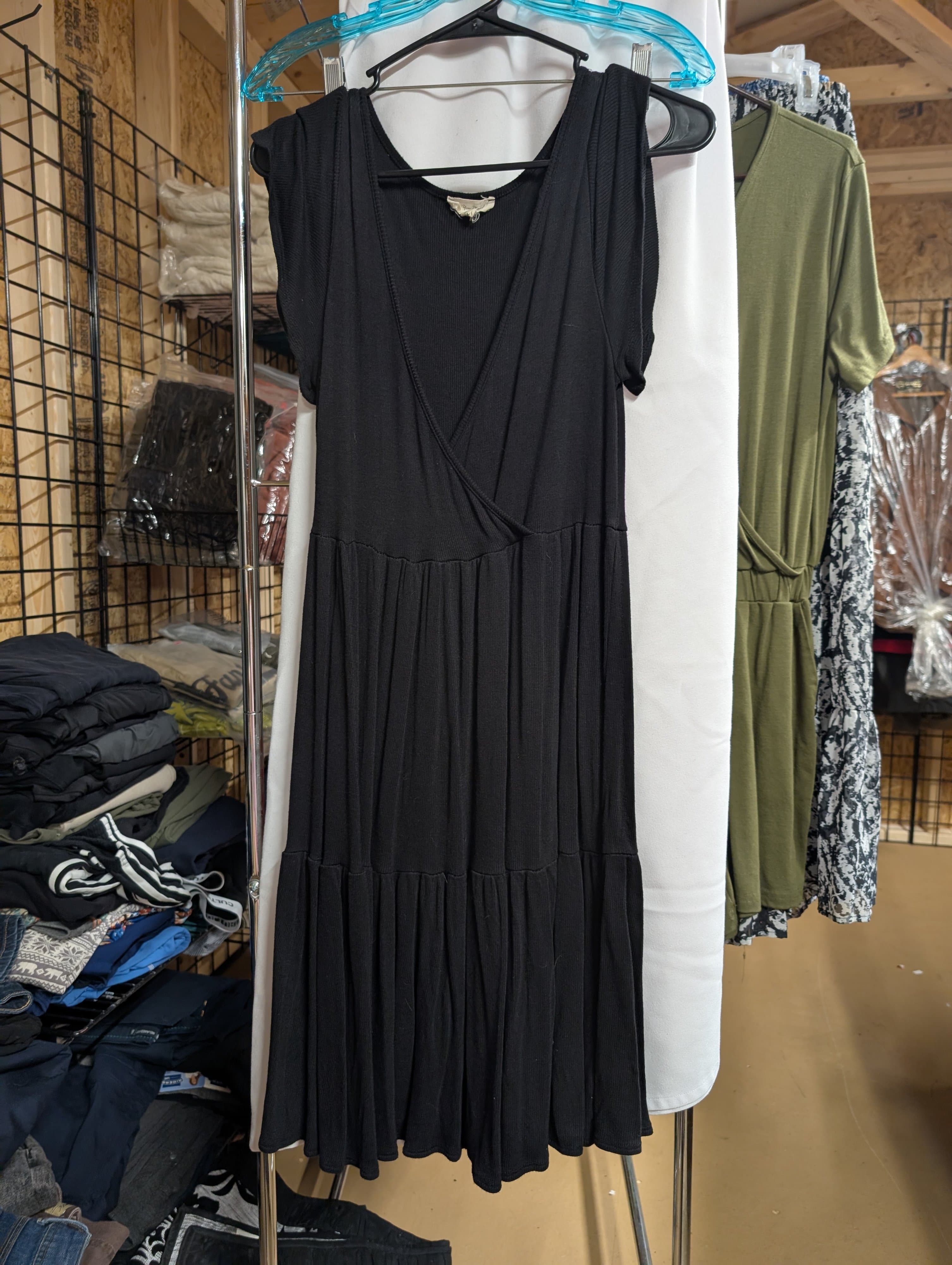 See You Monday Black Sleeveless Dress