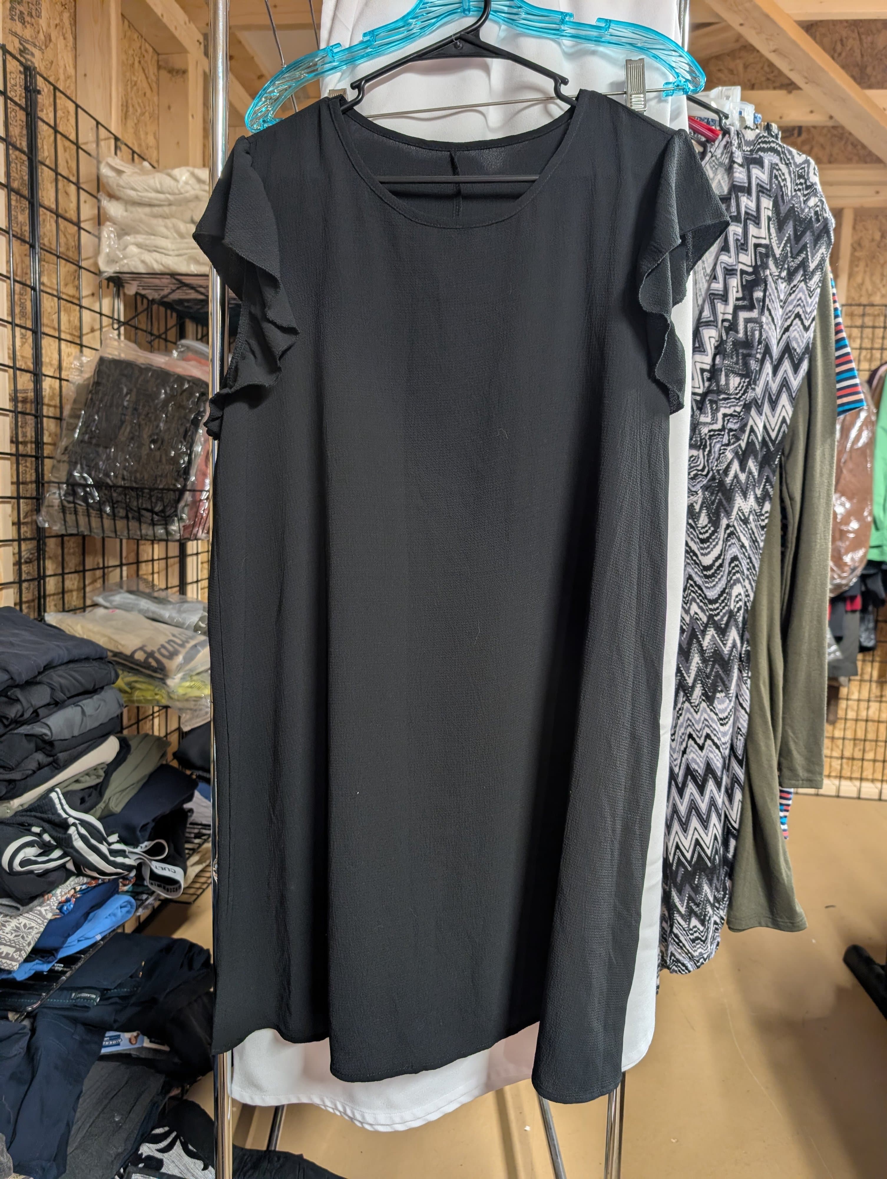 Women's Black Blouse 1XL