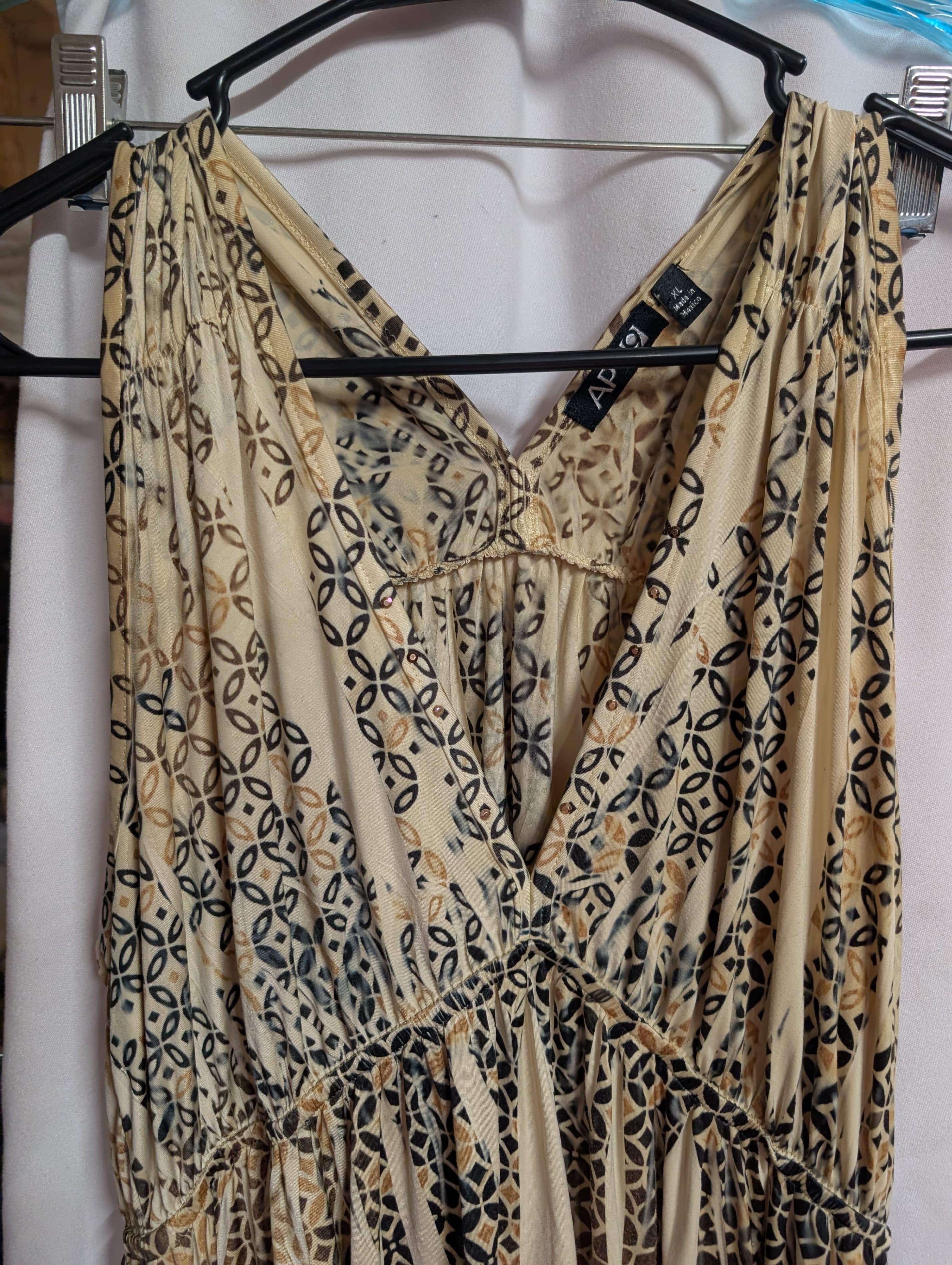 Apt. 9 Women's XL Sleeveless Patterned Dress