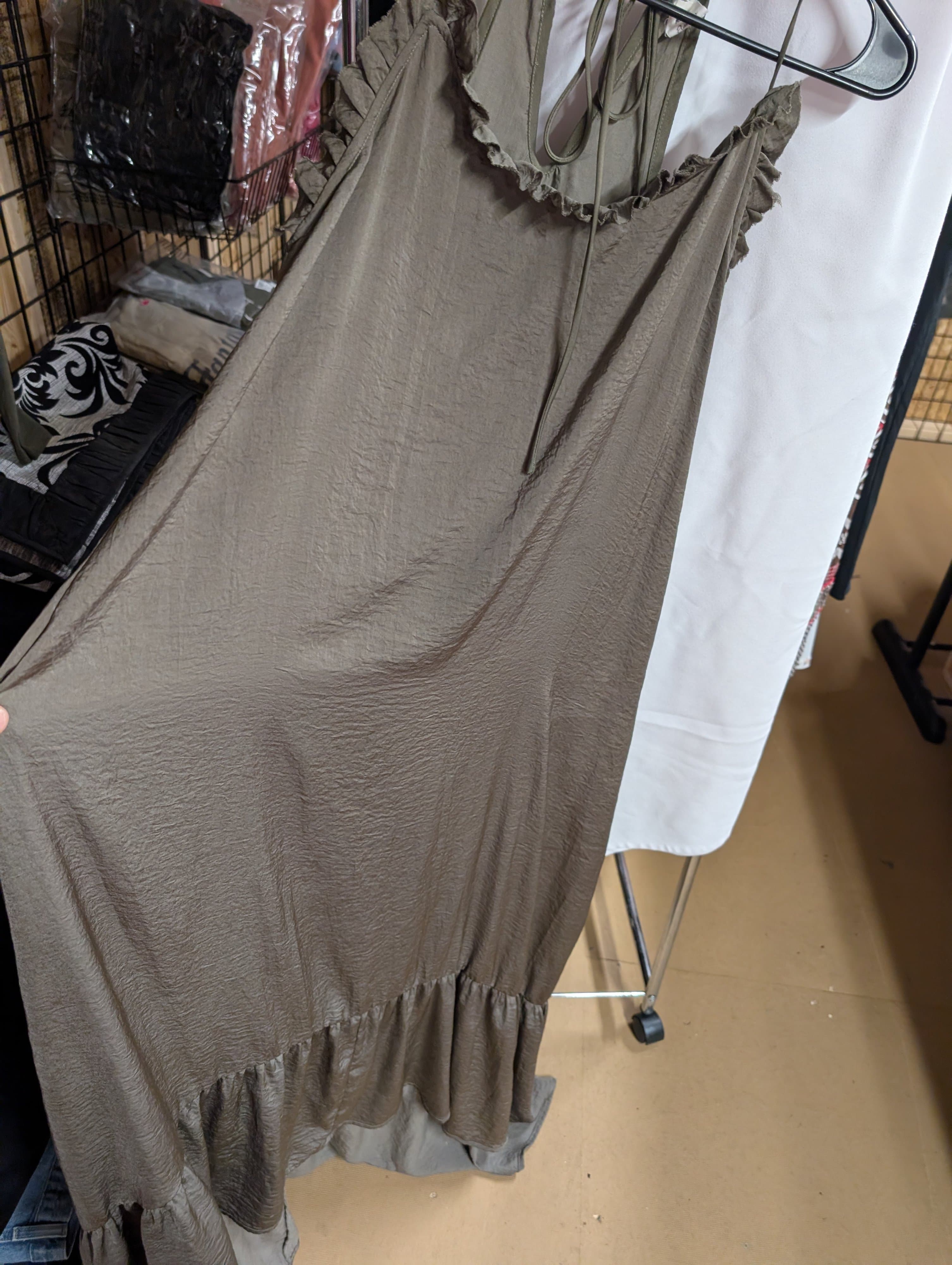 Flawless Women's Ruffle Maxi Dress Size M
