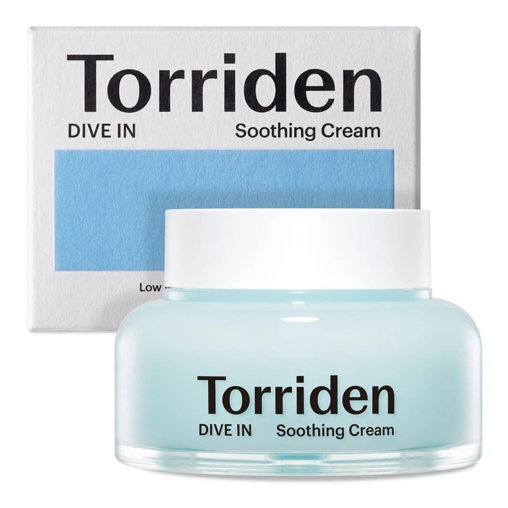 Torriden Dive-in Soothing Cream Korean Skincare for Calming and Deep Moisturization - 2.7 Fl Oz