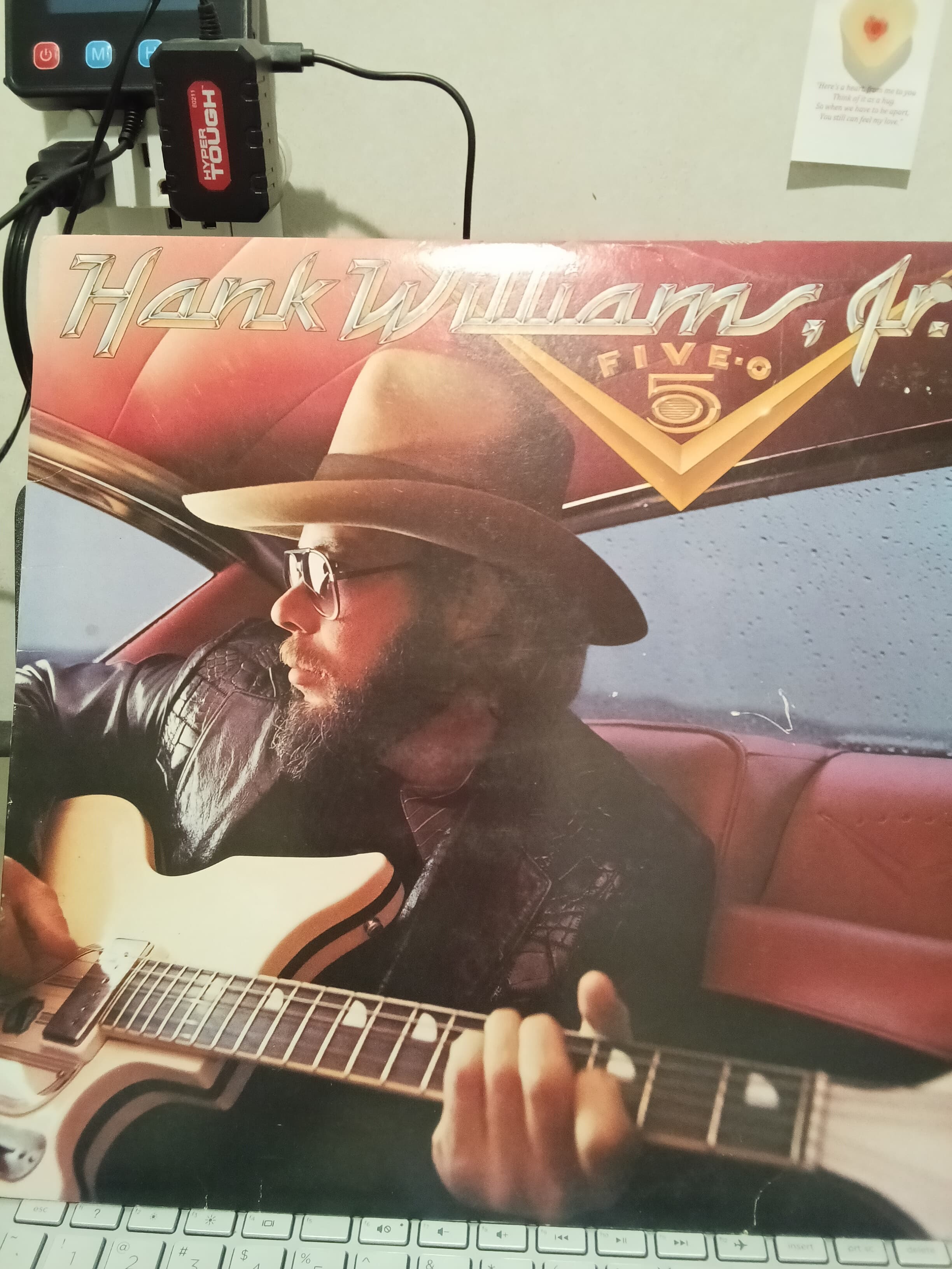 Hank Williams Jr. Five-O Vinyl Record