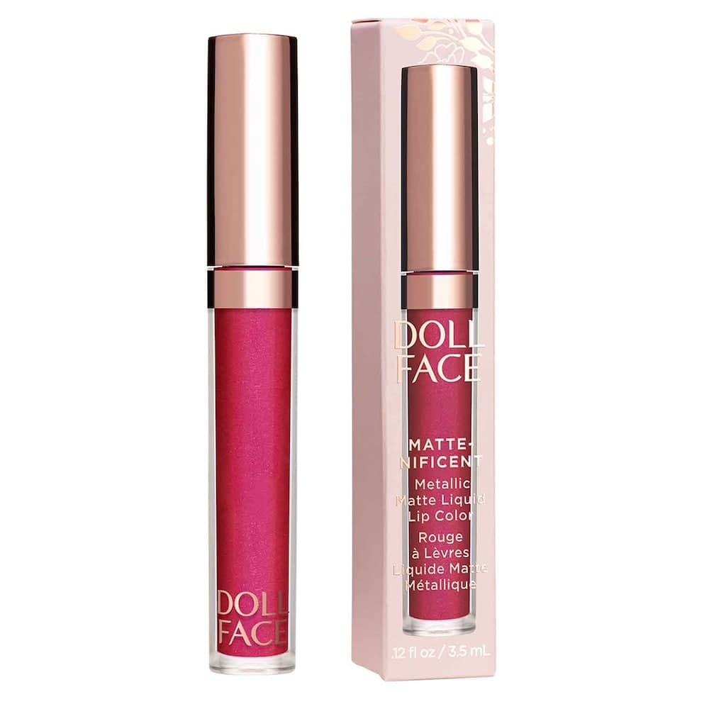 Doll Face Matte-nificent Metallic Liquid Lip Color Mercury 0.12 Ounce