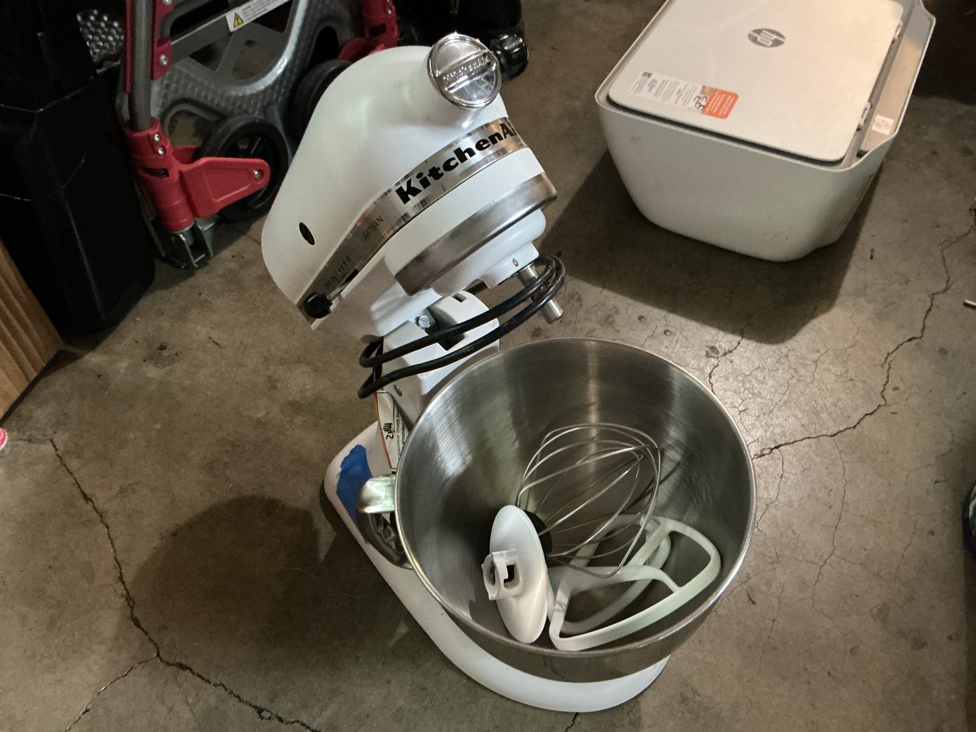 KitchenAid Artisan Stand Mixer White 325W