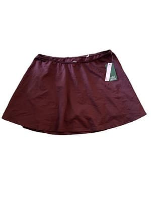 Wild Fable Burgundy Seamless Mini Skort Size XL Skirt New With Tags