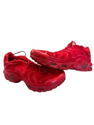 Nike Air Max Plus TN RED Athletic Shoes Sneakers Sz 7Y 655020-053