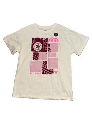 Converse Chuck Taylor All Star T Shirt Girls Size Medium - New With Tags