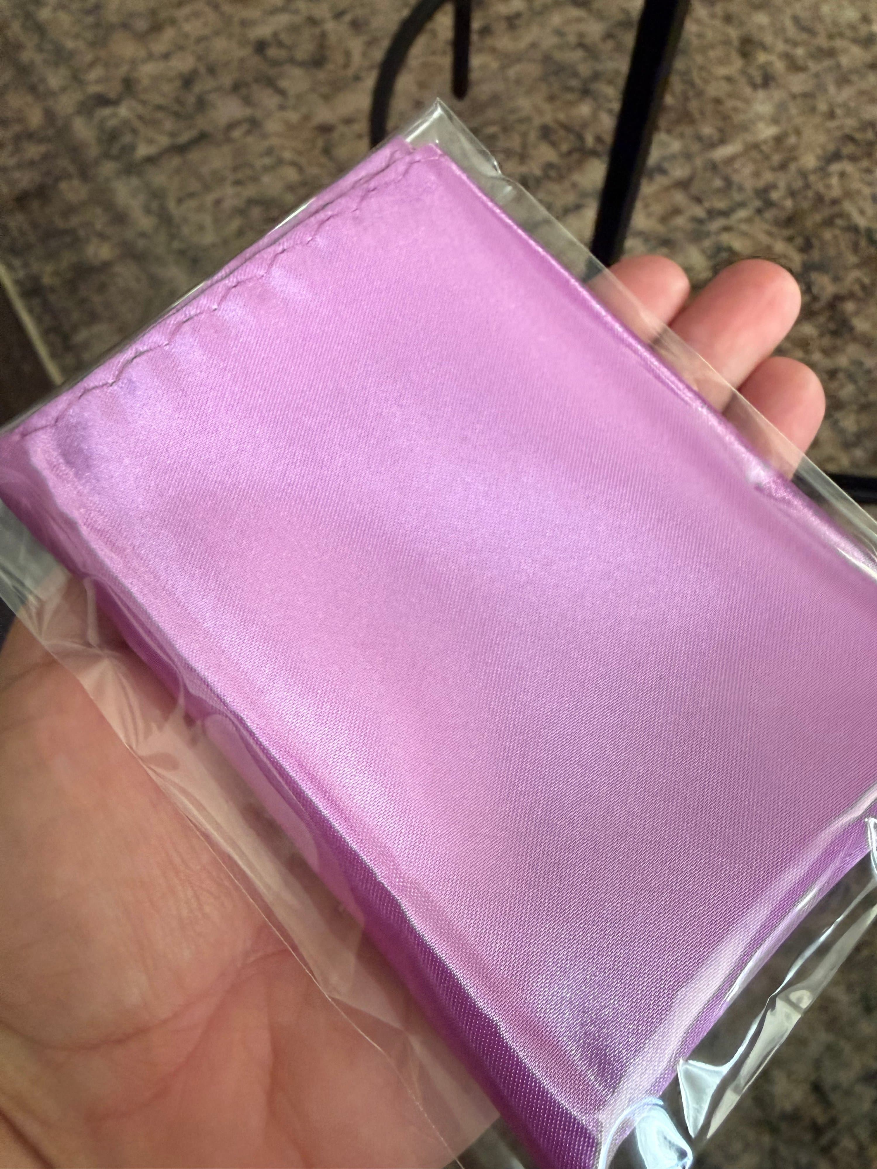 Pink Satin Pocket Square
