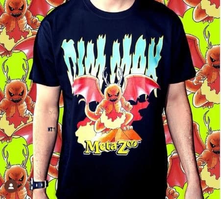 Metazoo x Dim Mak Piasa Bird Shirt Size Medium NEW