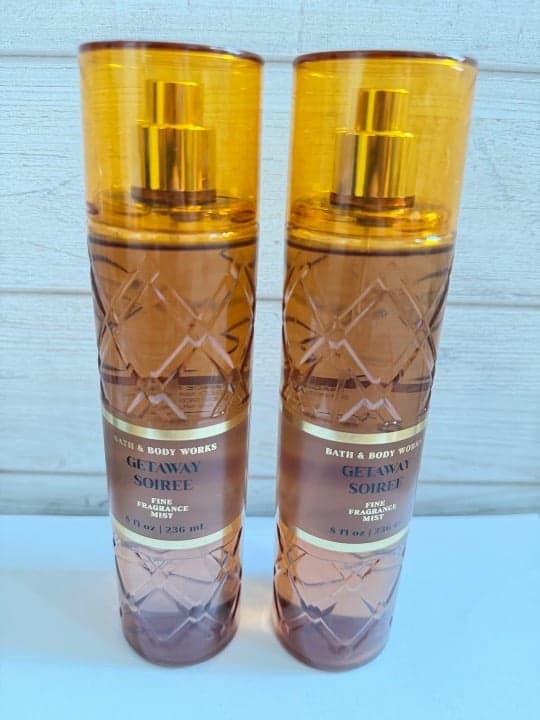 Bath and Body Works Getaway Soirée Set of 2 Fine Fragrance Mist Spray