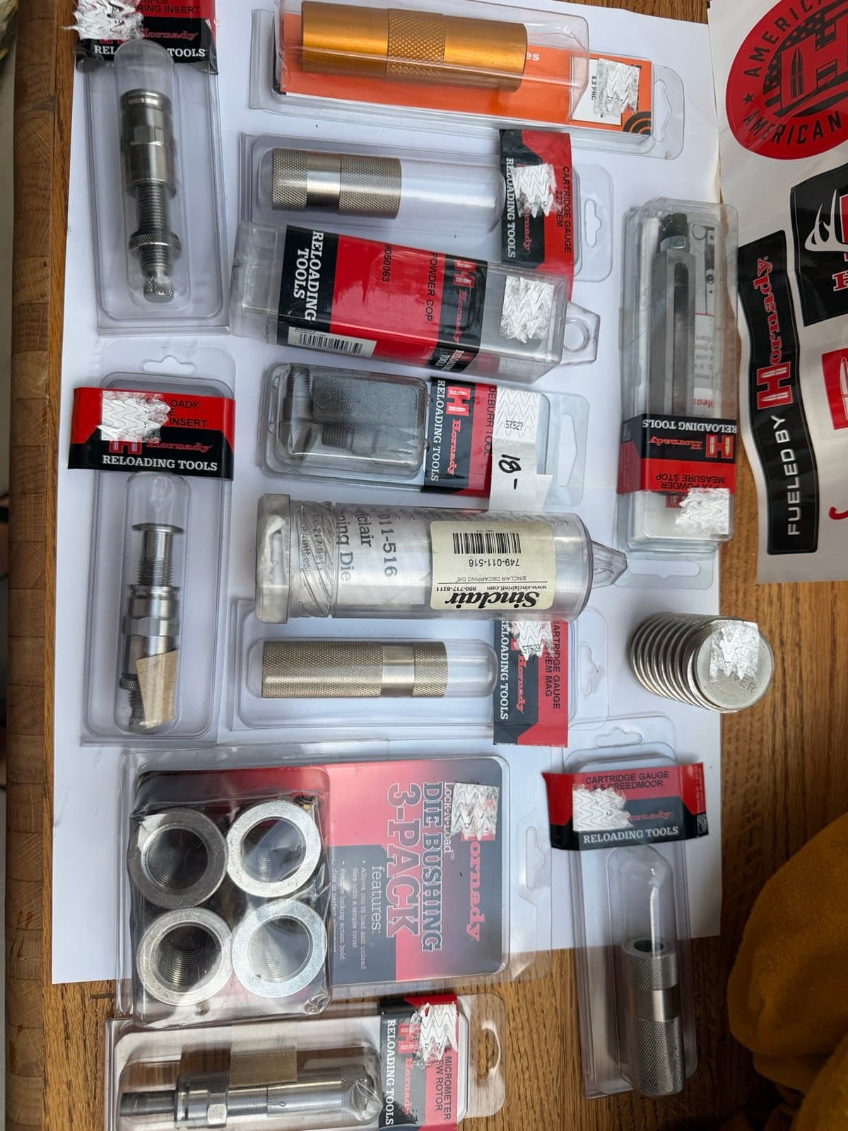 Lot of 14 Hornady and Lyman reloading tools die brushing Sinclair