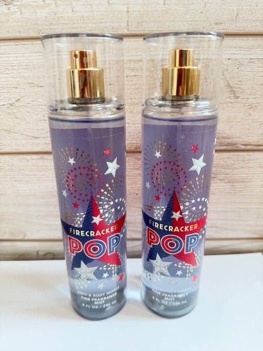 Bath and Body Works NEW Set of 2 Firecracker Pop Fine Fragrance Mist