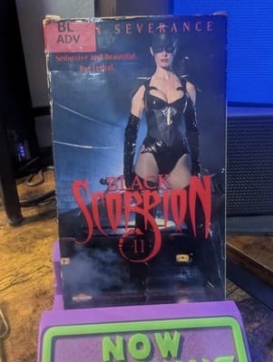 Black Scorpion 2 VHS Rare Dual-Cover Advance Screener Roger Corman B-Movie