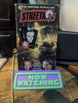 Streetkill VHS 1988 Ace Video Raul Julia True Crime Cult Retitle TapeTESTED