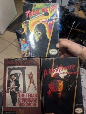 NECA Friday The 13th, Nightmare On Elm Street & Texas Chainsaw Arcade Og Figures