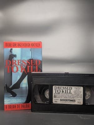 Dressed to Kill VHS, 2001 Brian De Palma, Fully Tested