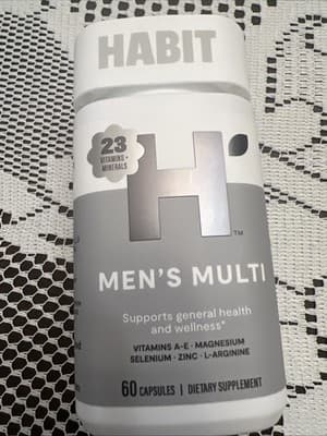 Habit Men's Multivitamin Supports Health & Wellness Vitamins A-E, 60 Capsules