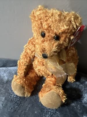 Ty Beanie Baby "Teddy" Golden Brown Teddy 🧸 Celebrating 100 Years 2002 with tag