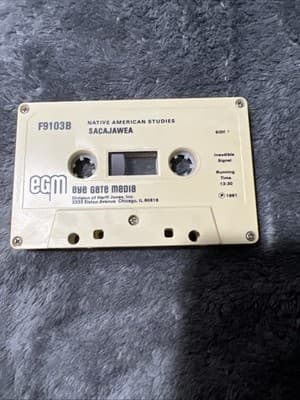 An Educational Cassette Tape Titled Sacajawea From Eye Gate Media. Brand New