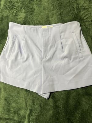 A New Day Women's High Rise Utility Stretch Shorts, Lavender, Size 14