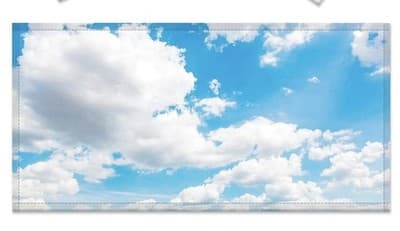 Fluorescent Light Covers - Classroom Covers for Ceiling Lights, 1 Piece 4 x 2