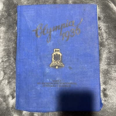 This is a 1936 Olympic Games publication, Volume 1, for the Winter Games preview