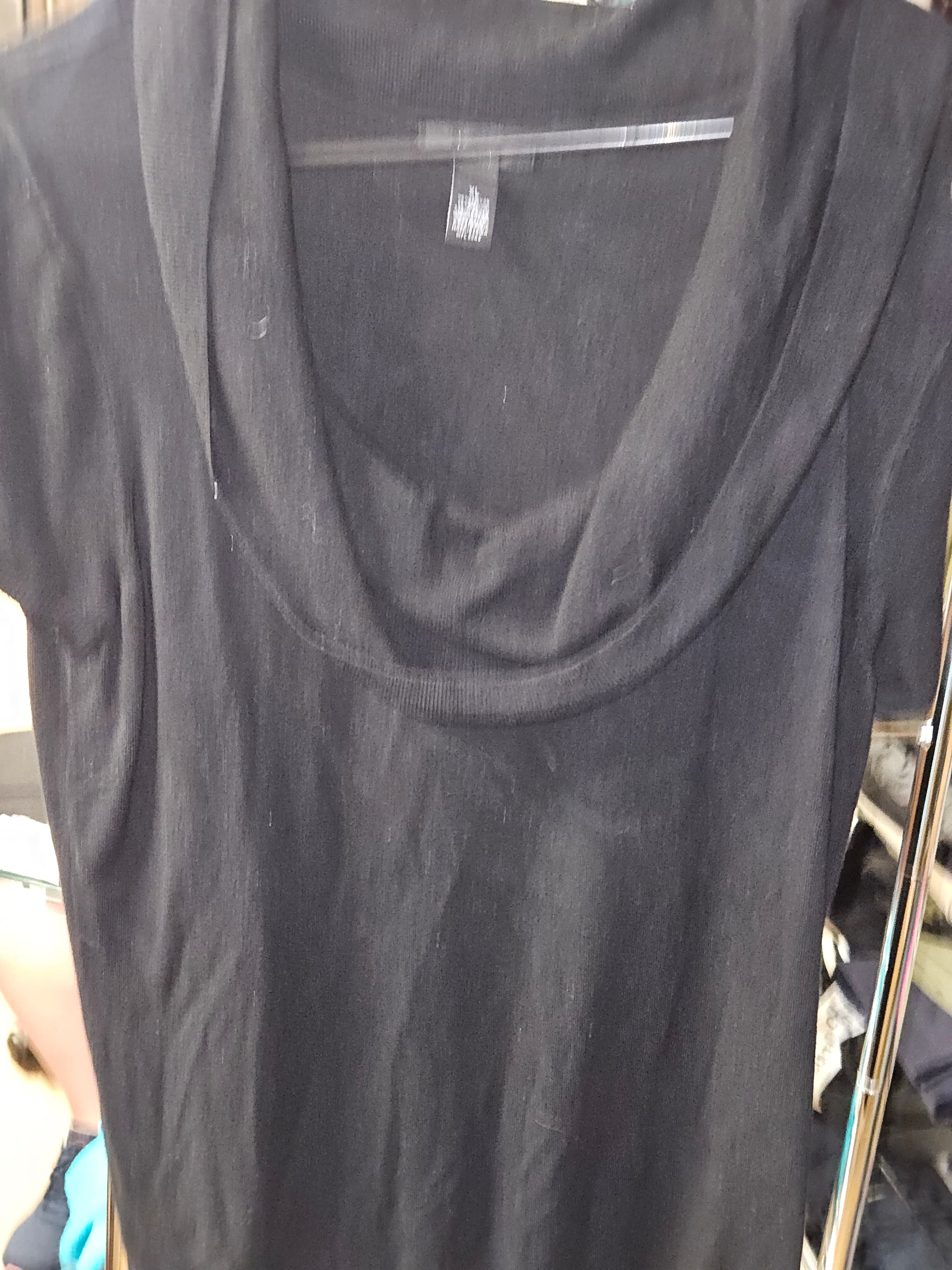 Alfani XL Black cow neck sweater