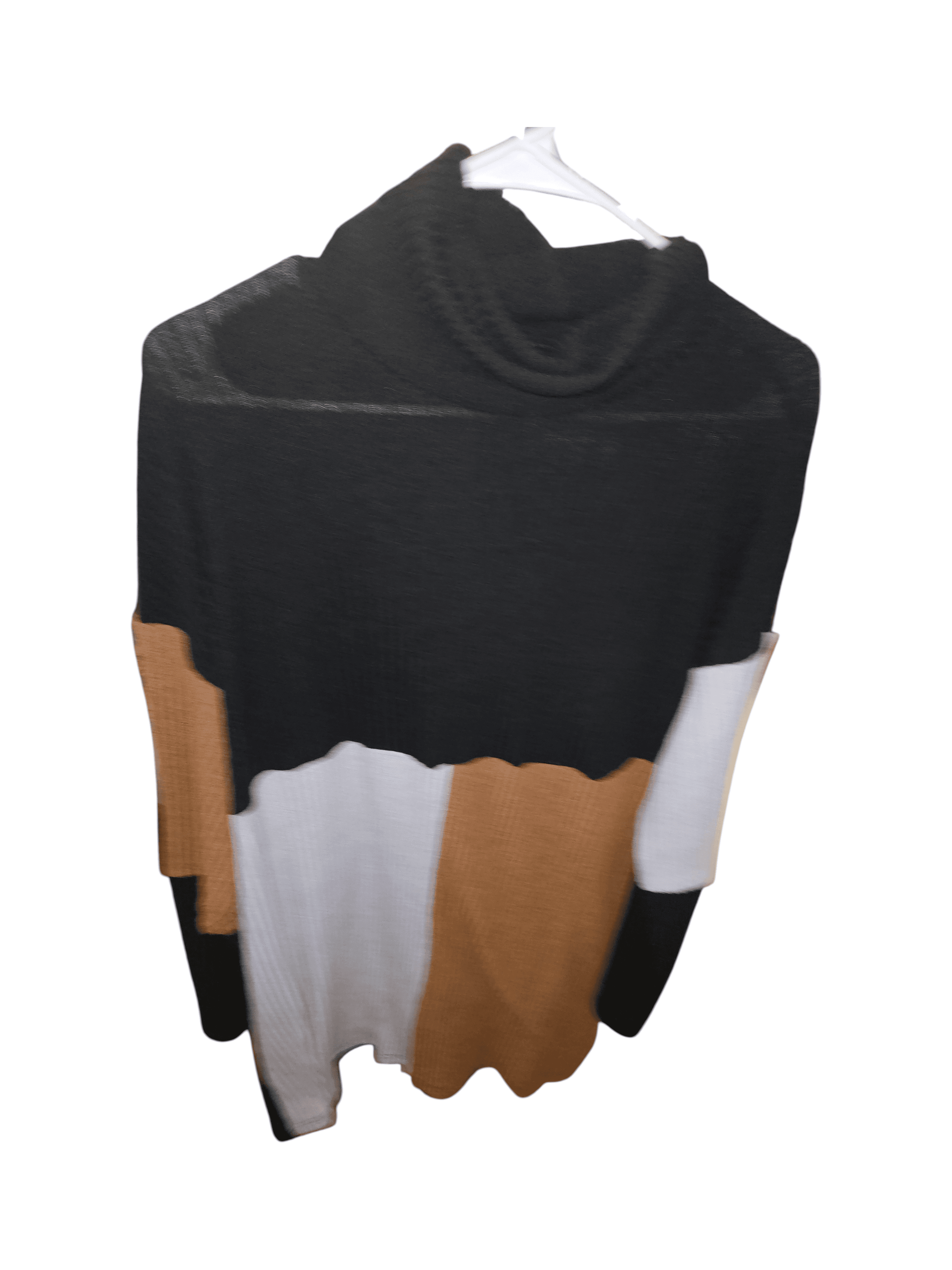 SHEIN Black cow neck turtle neck Sweater XL