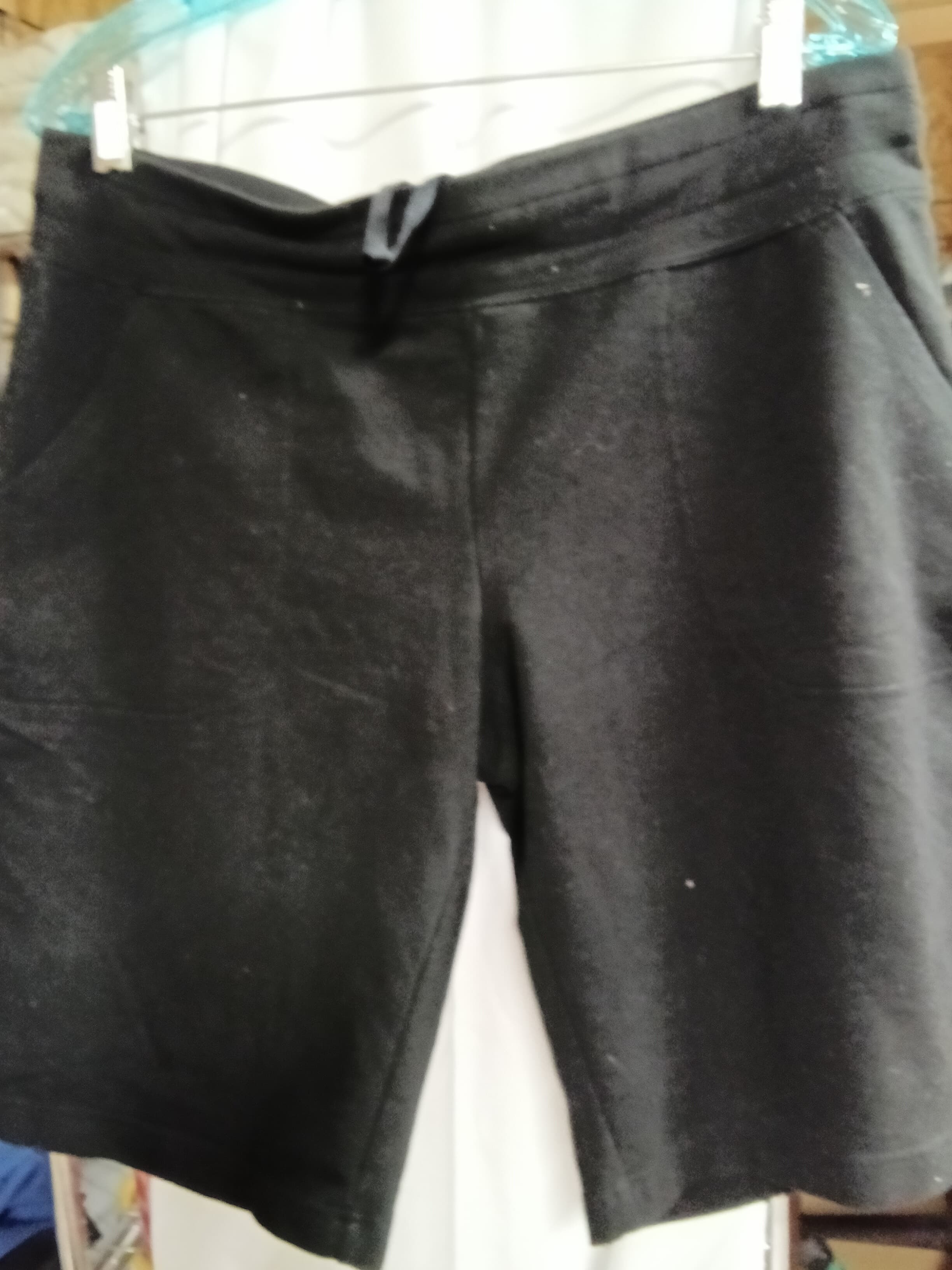 Lady's Dankin Black Casual Shorts with Pockets
