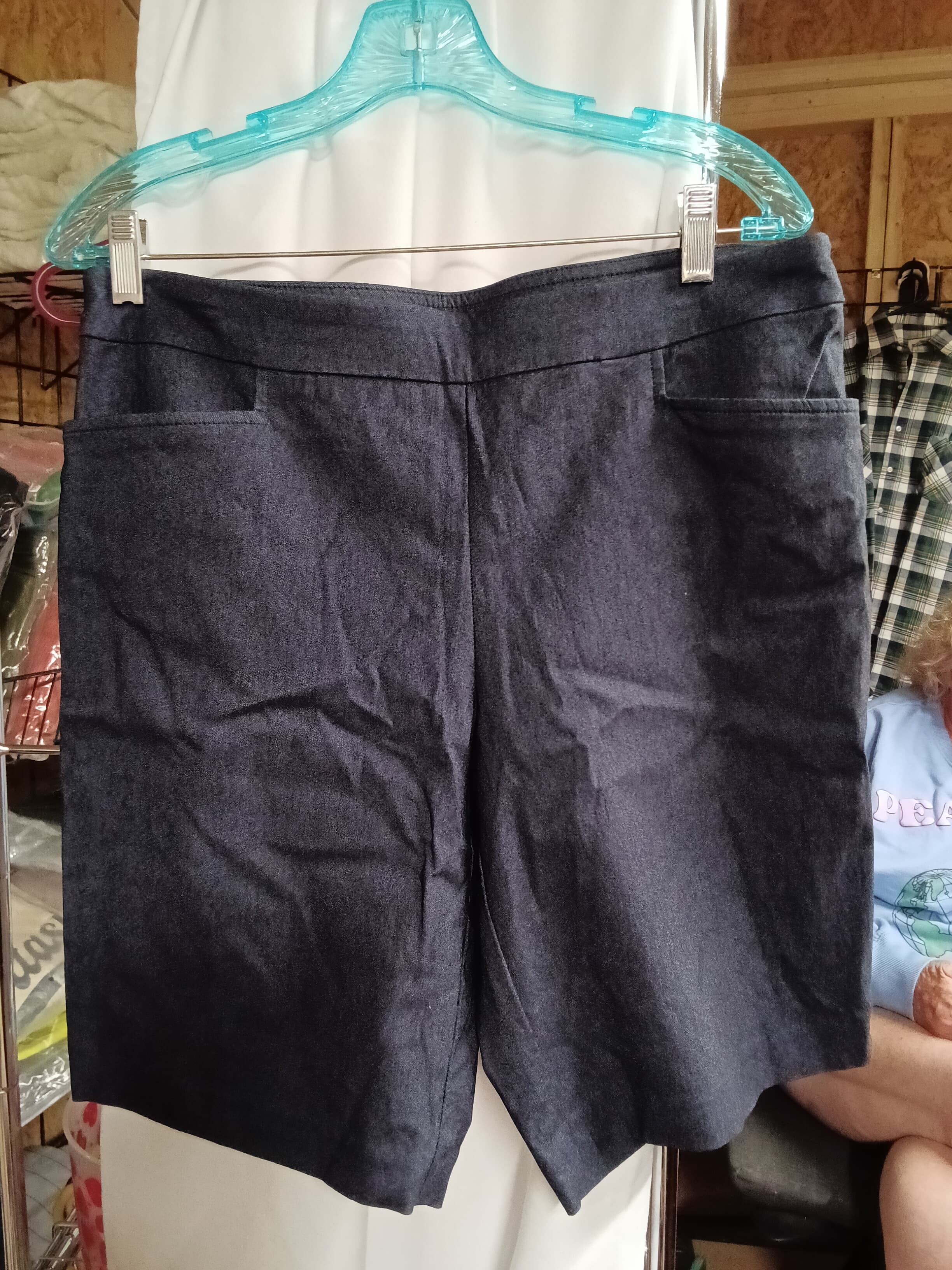 Women's George Navy Casual Shorts with Pockets