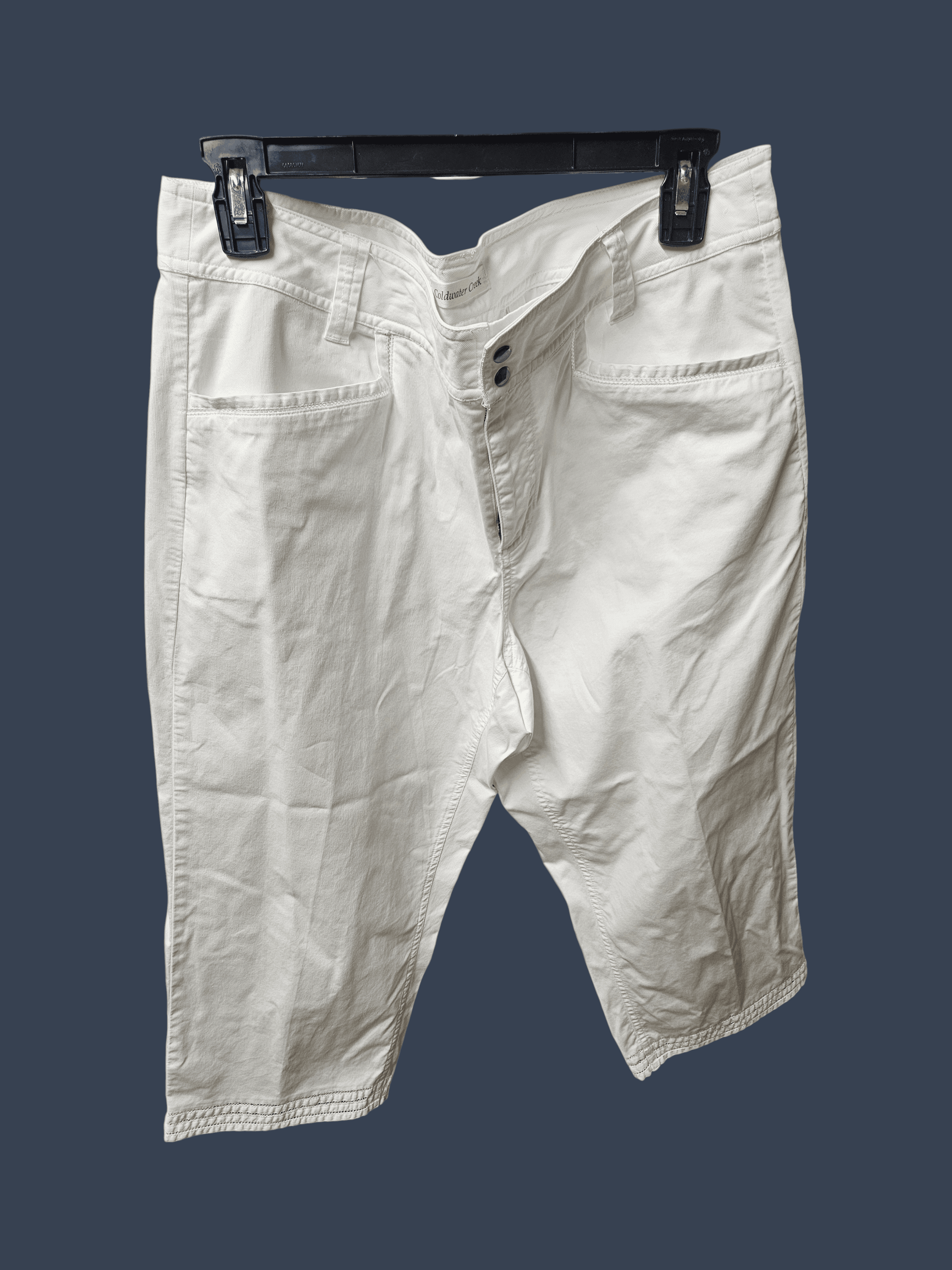 Coldwater Creek White Capri Pants