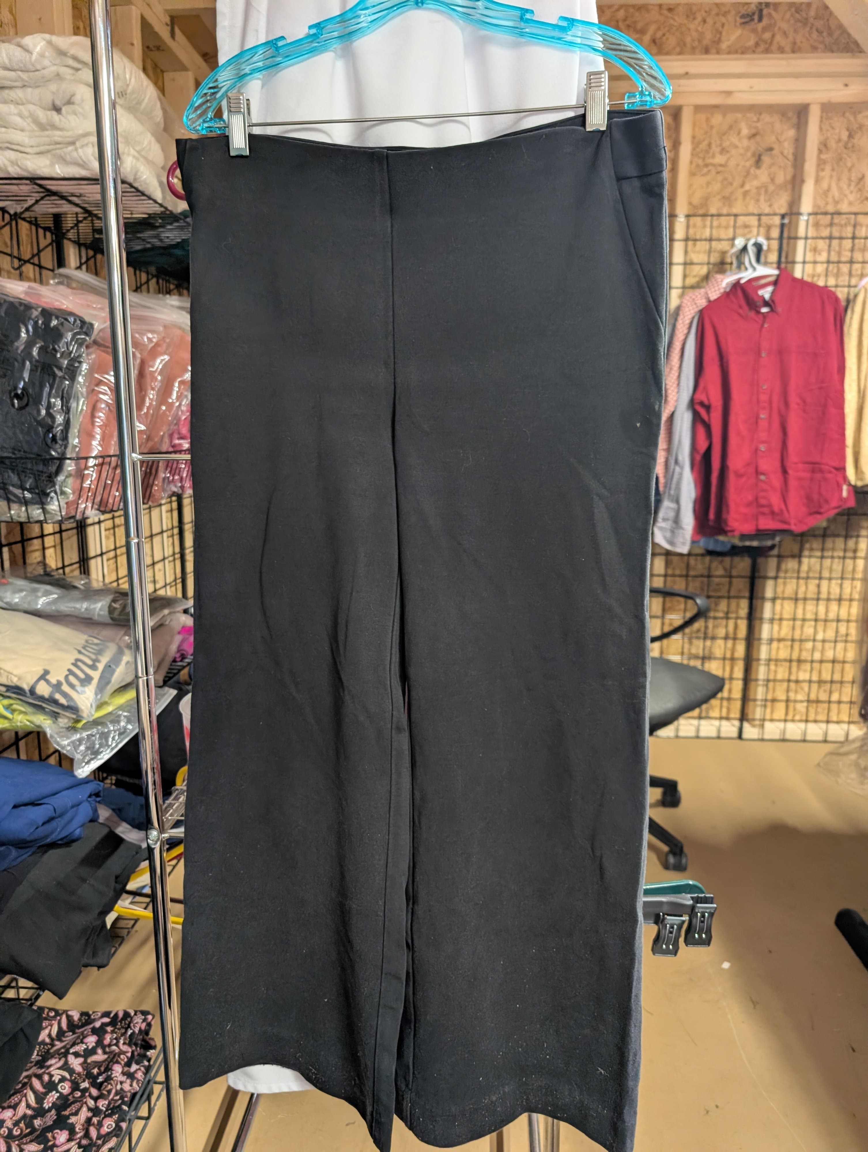 Chico's Black Wide-Leg Pants