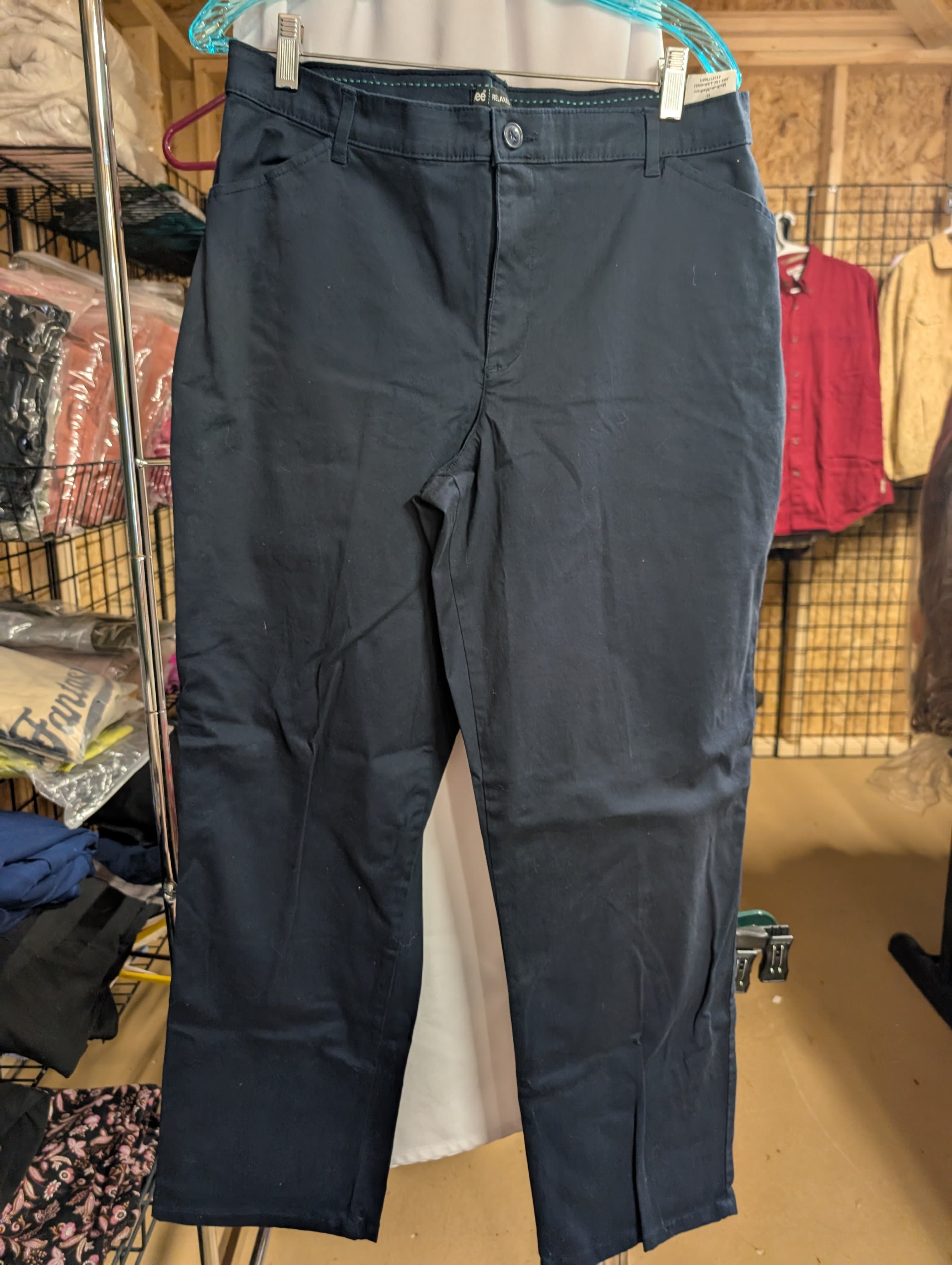 Lee Relaxed Fit Navy Pants