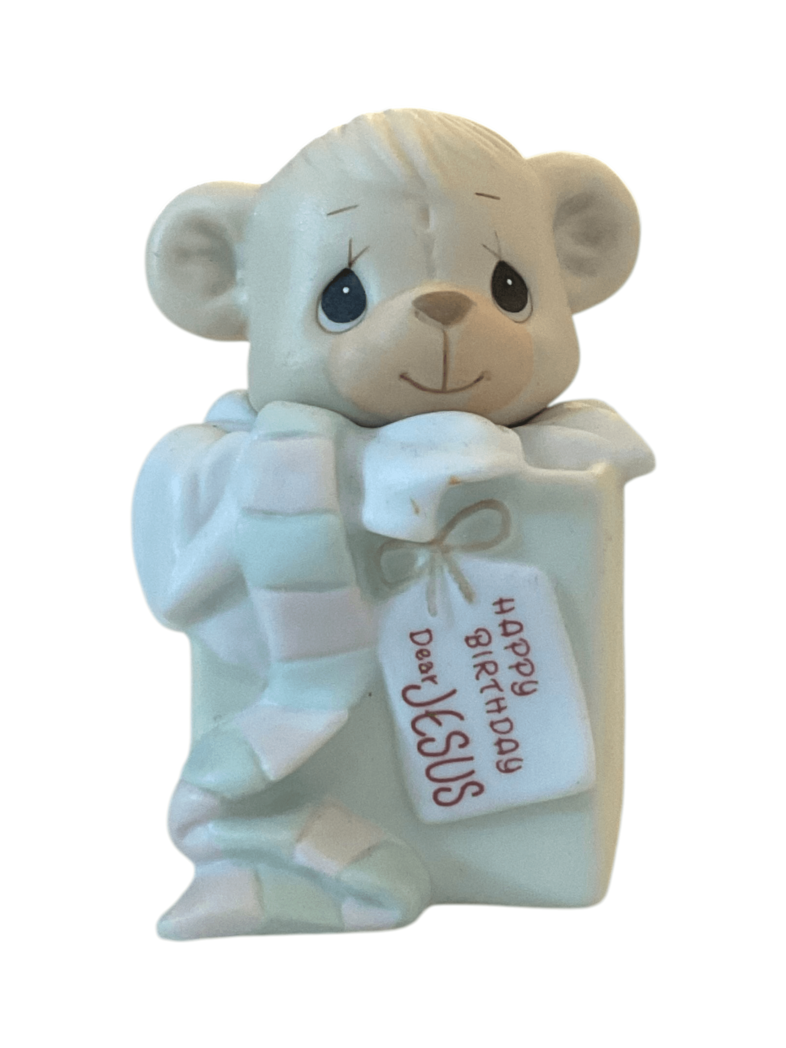Precious Moments Bear Figurine Happy Birthday Jesus