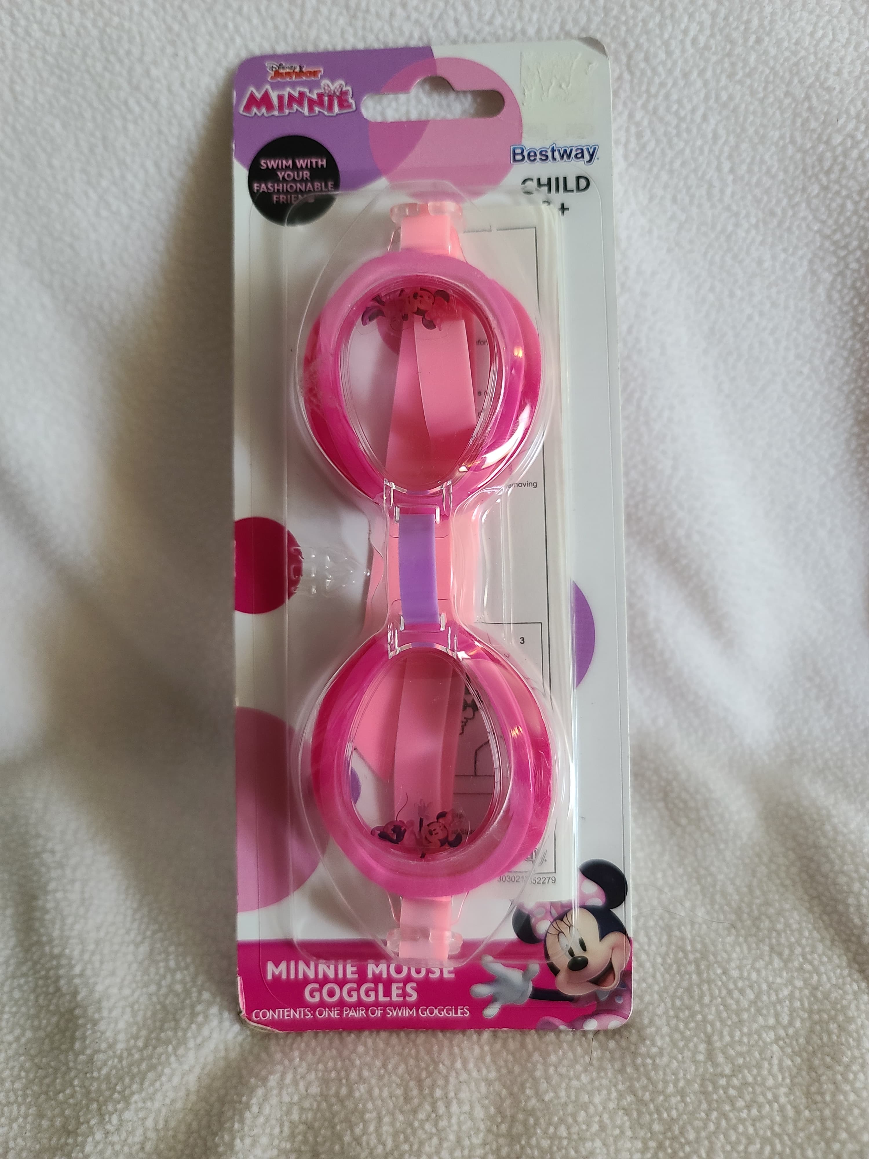 Disney Minnie Mouse Swim Goggles Child 3+ Bestway