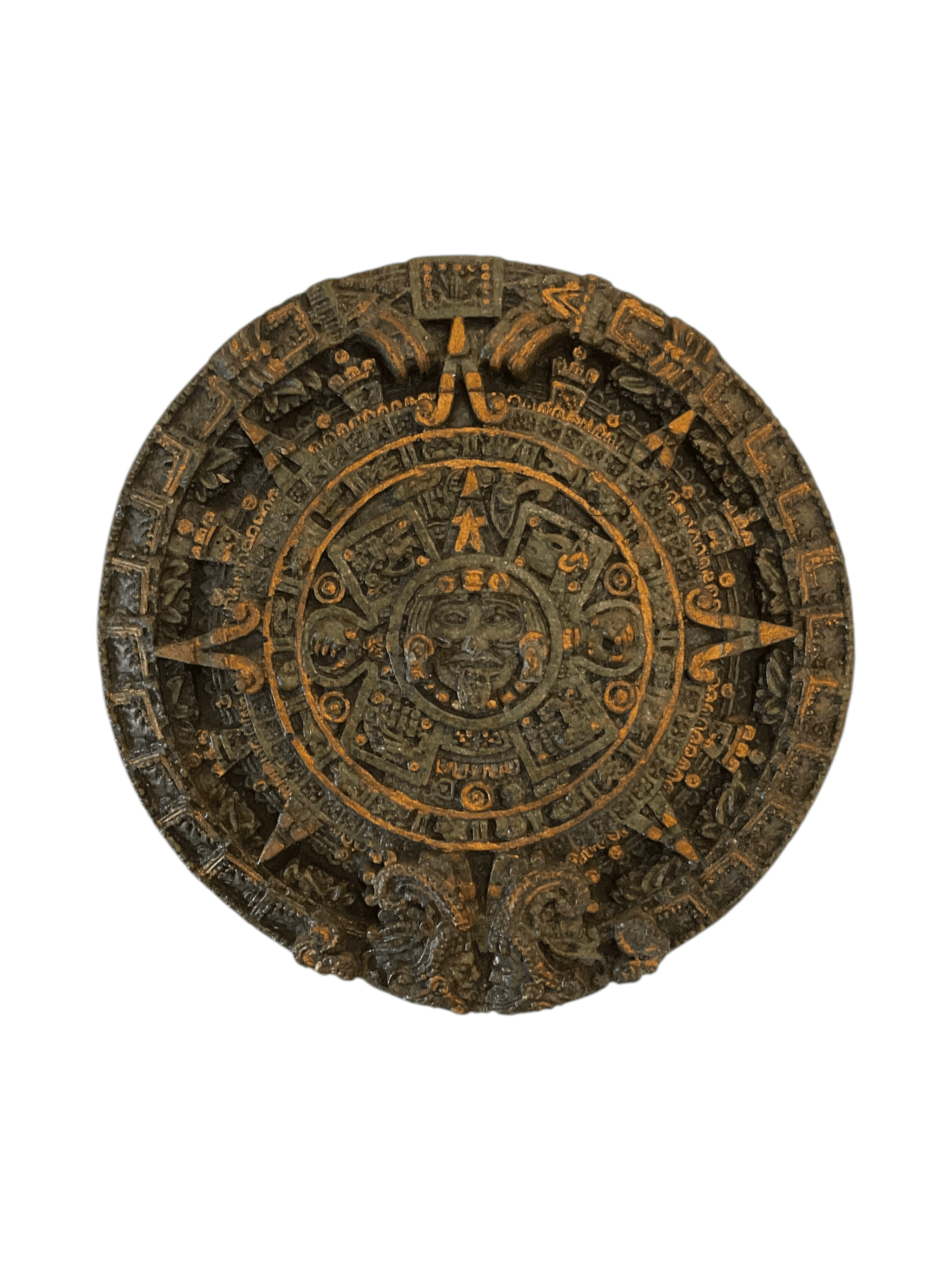 Mayan Calendar Stone Wall Decor 10"