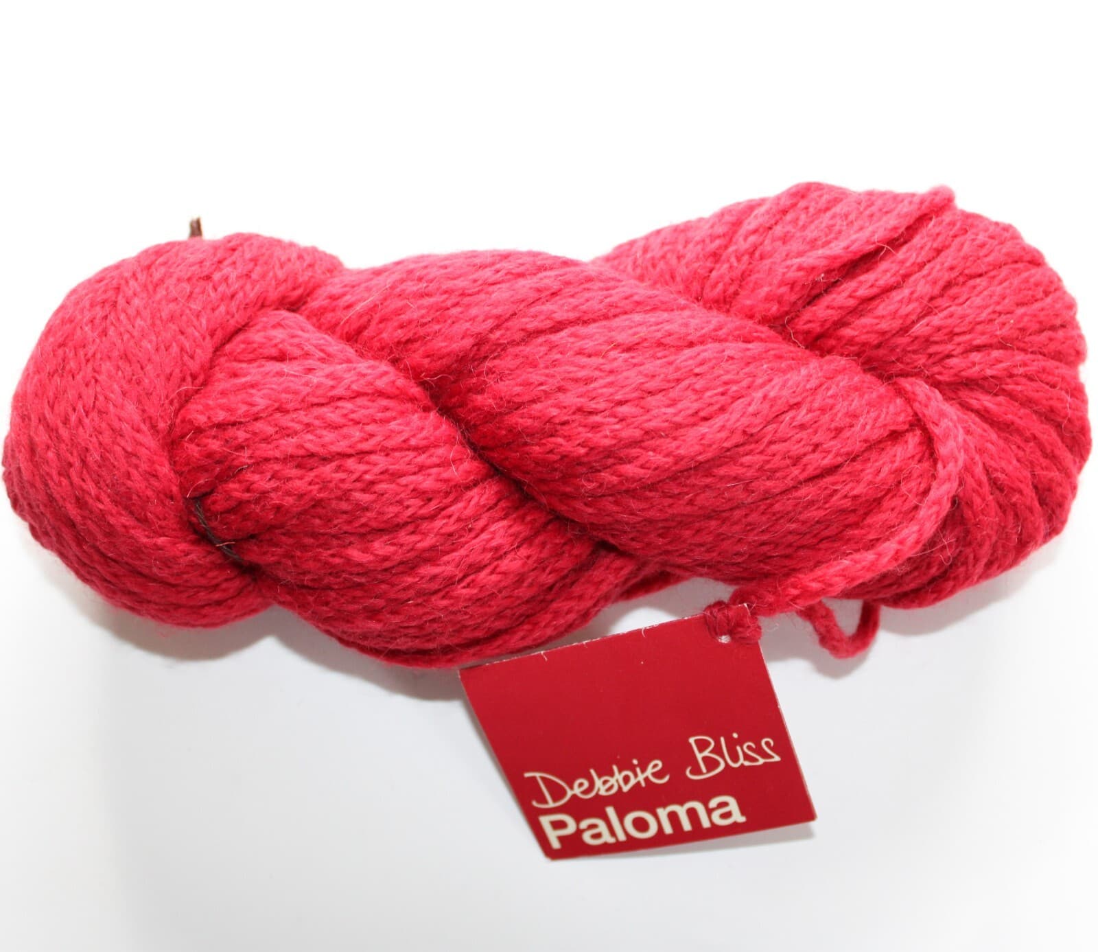 Debbie Bliss Yarn Paloma Col 42015 Red Baby Alpaca Merino Wool 50gr, 71yd