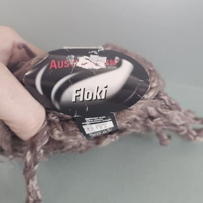 Austermann Floki Yarn Col 0003 Brown 50g 25m Wool Acrylic Needle 10-12