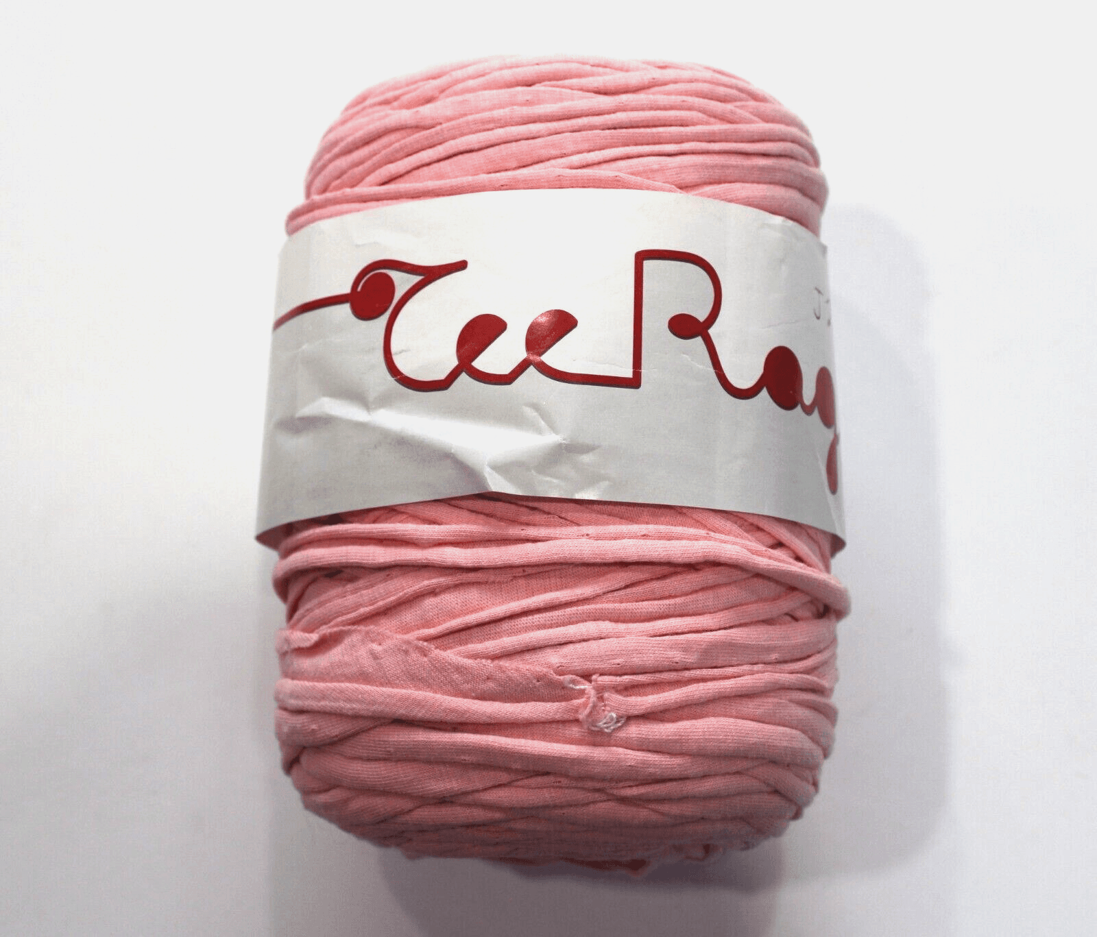 Euro Yarns Tee Rag Col Pink 100% Cotton 11oz, Length varies per roll